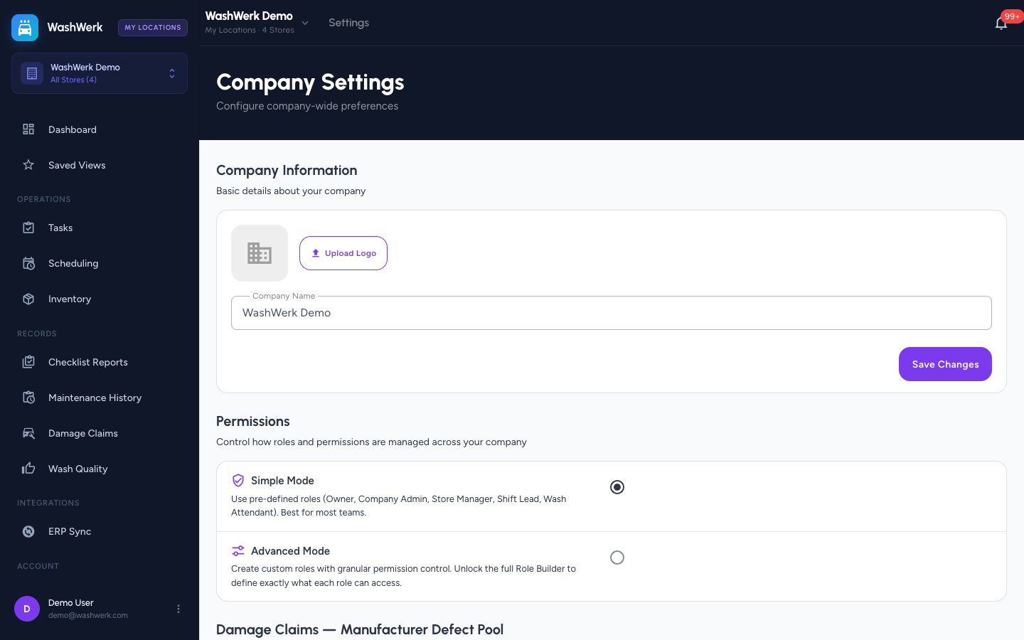 Defect pool opt-in toggle with the participation terms dialog